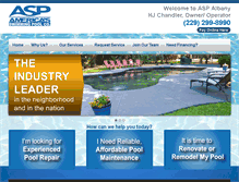 Tablet Screenshot of albanypoolservice.info